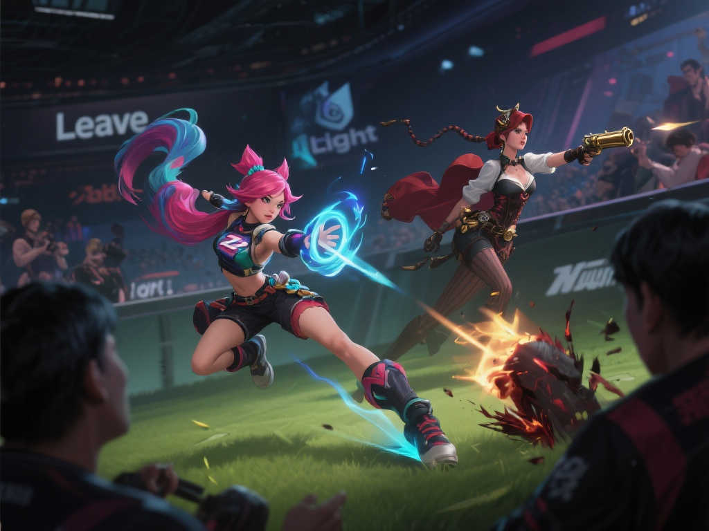 [一图流]Leave泽丽主动出击，强力E脸秒杀Light女枪